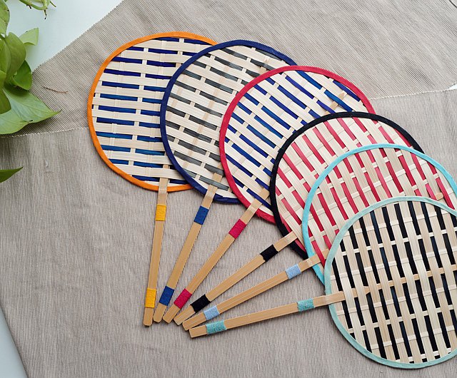 Weaving Bamboo Hand Fan 03