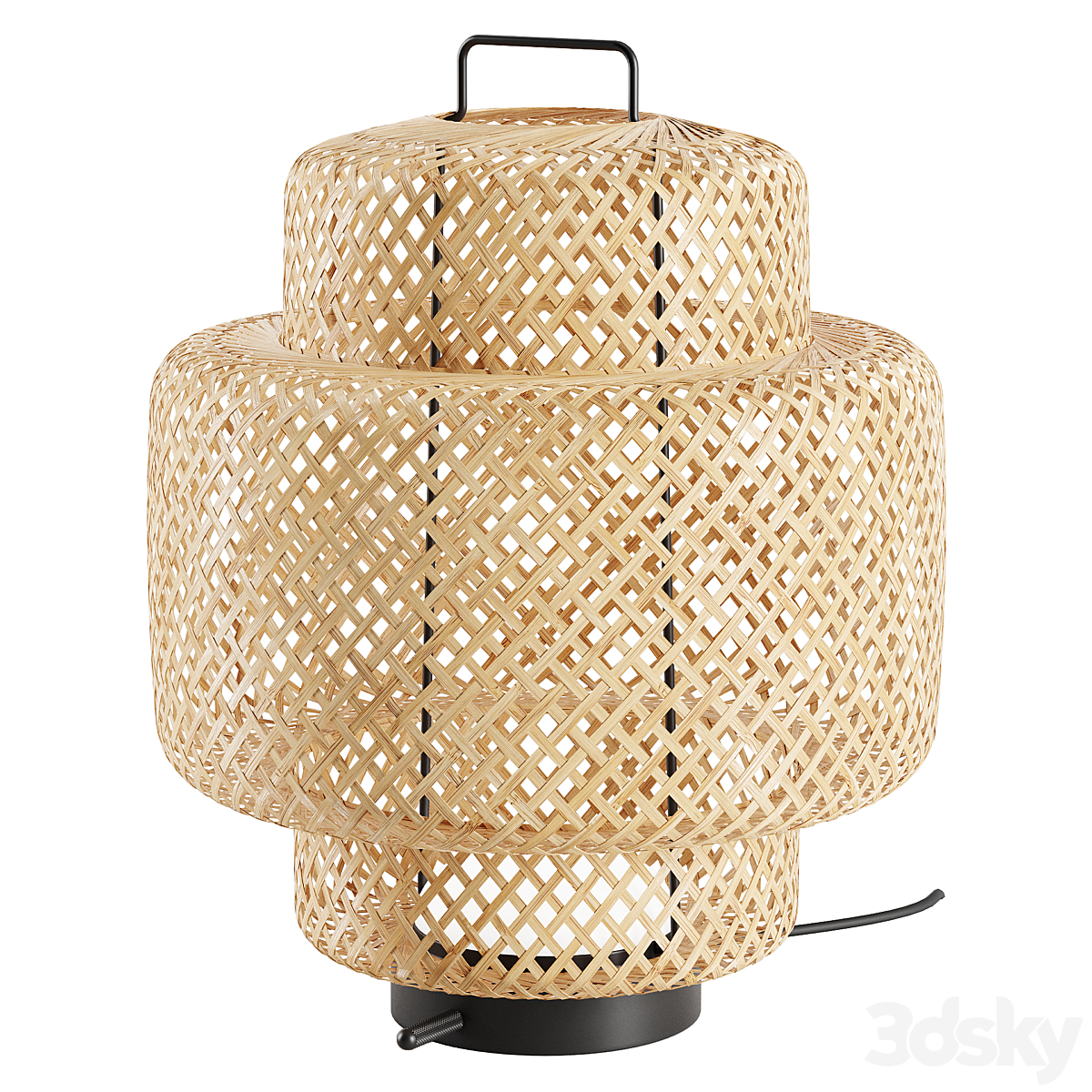 Weaving Bamboo Lampshade 07