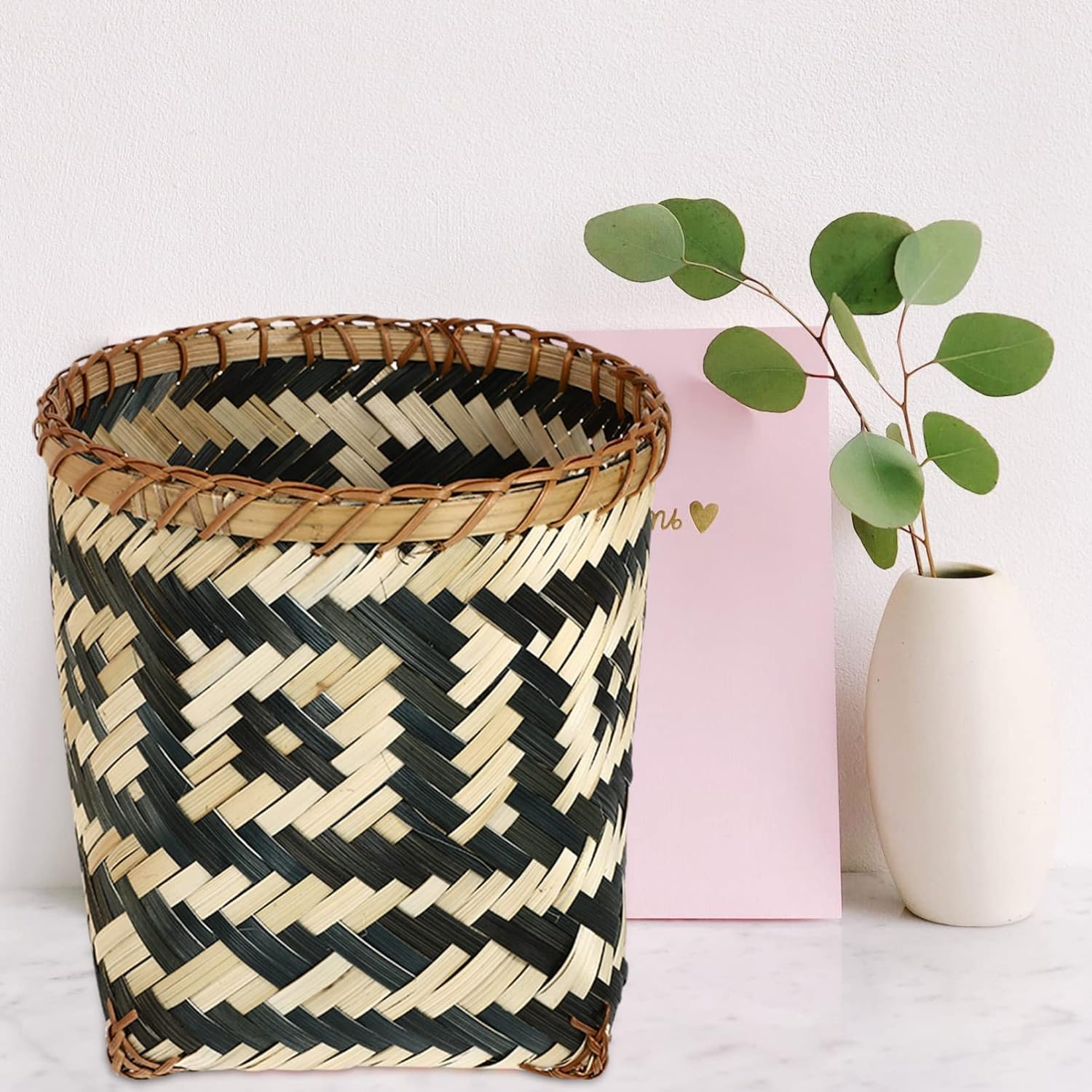 Weaving Bamboo Laundry Hamper 02