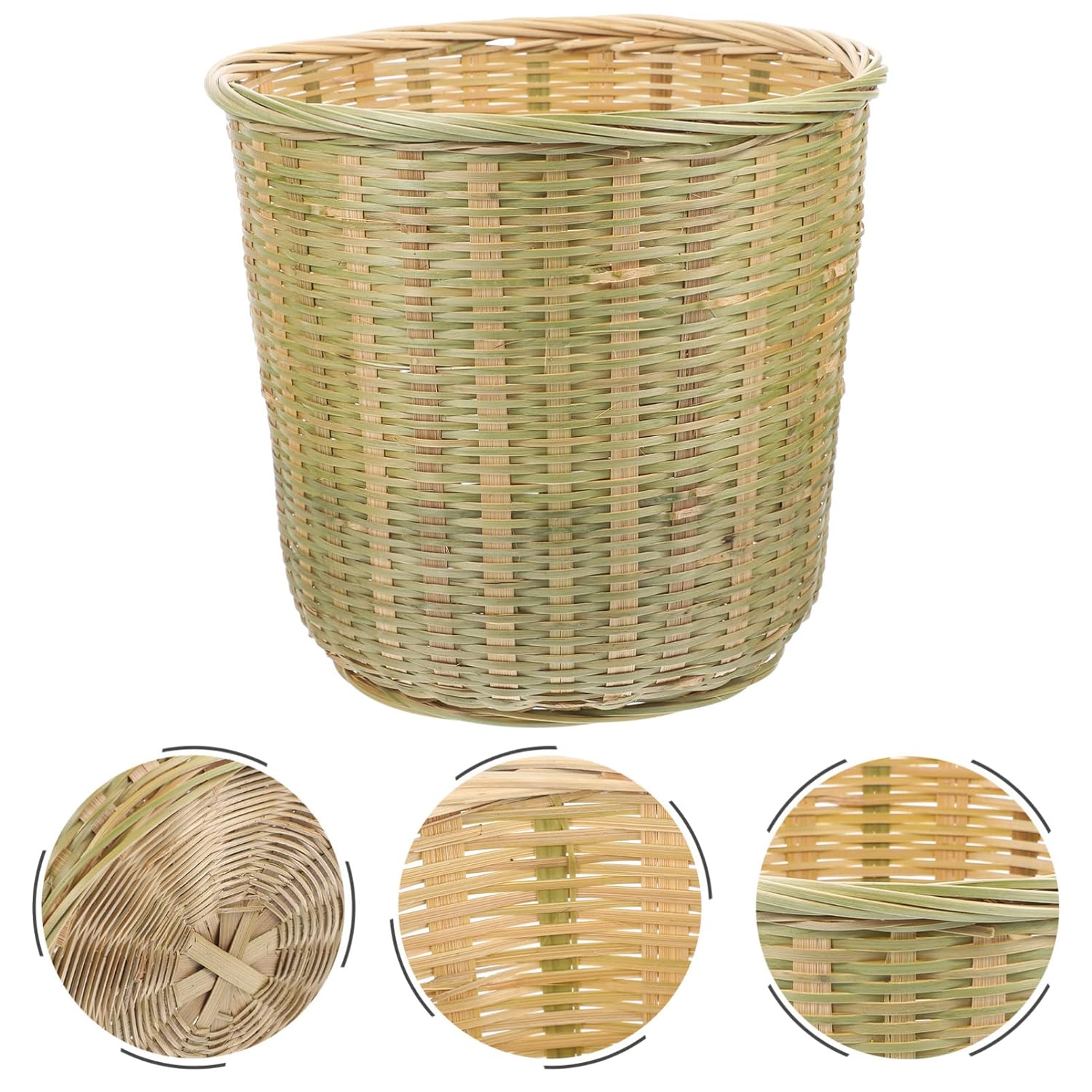 Weaving Bamboo Laundry Hamper 03