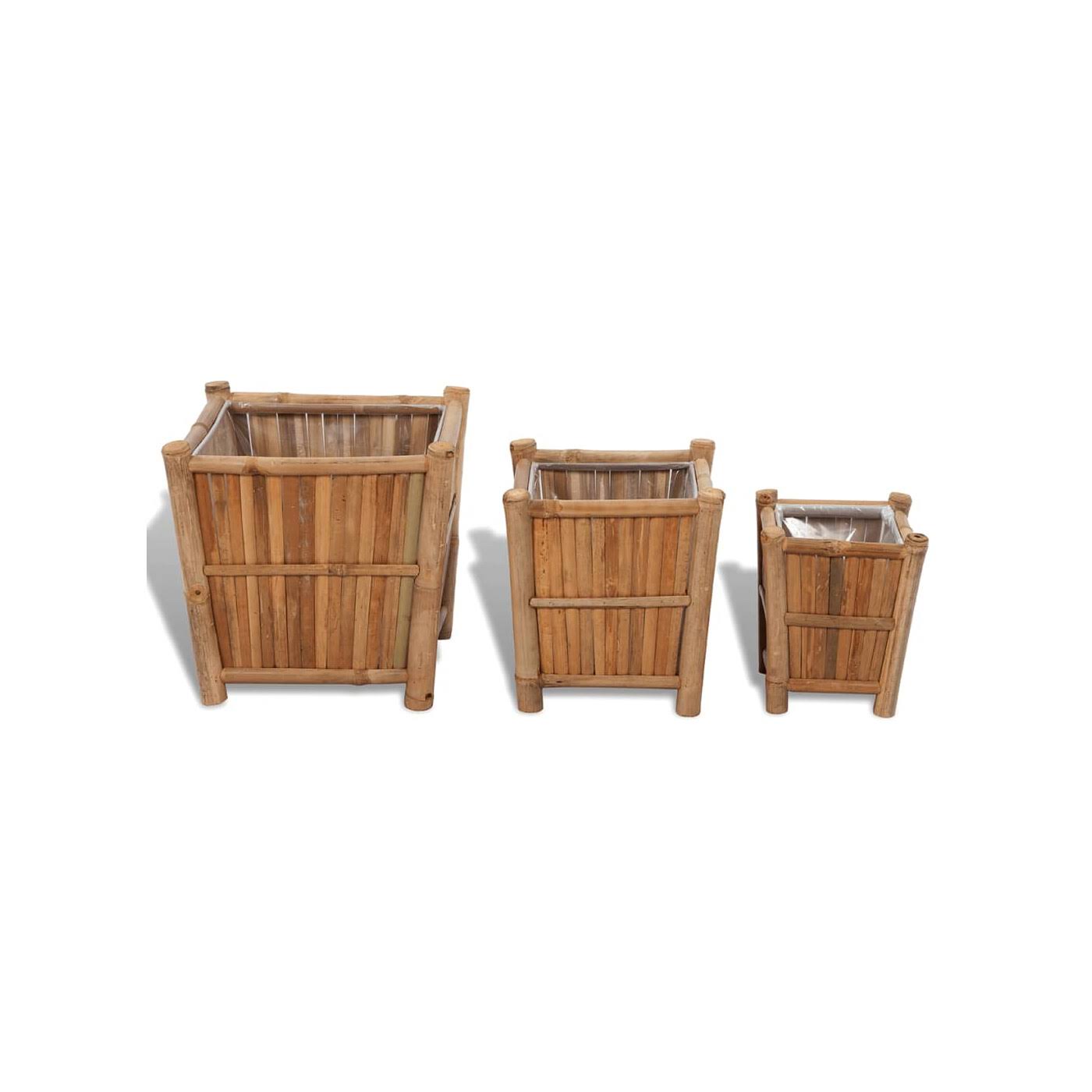 Weaving Bamboo Plant Pot 02