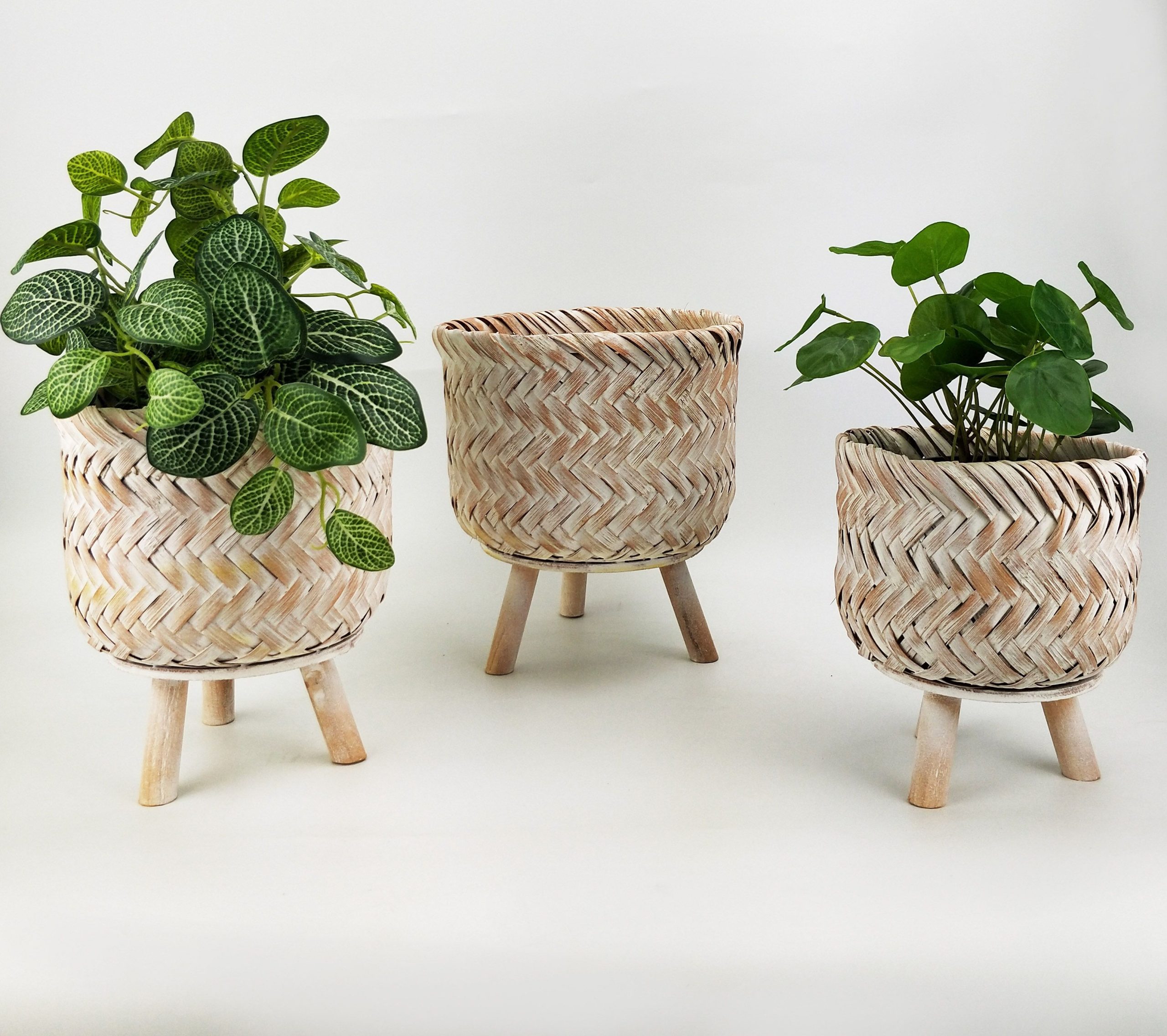 Weaving Bamboo Plant Pot 10