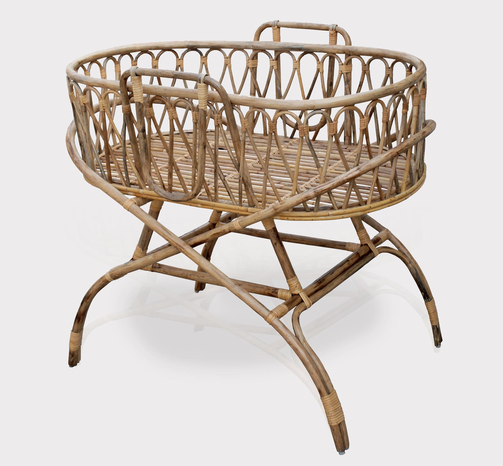 Rattan Baby Cradle 02