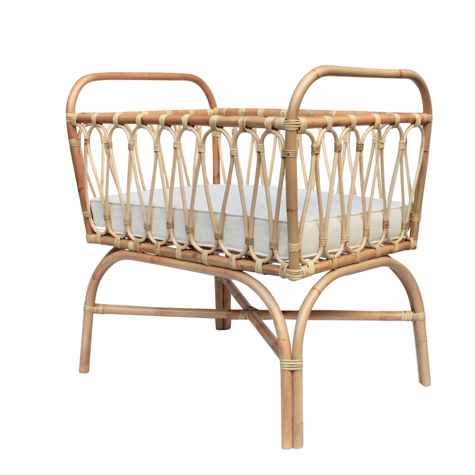 Rattan Baby Cradle 06