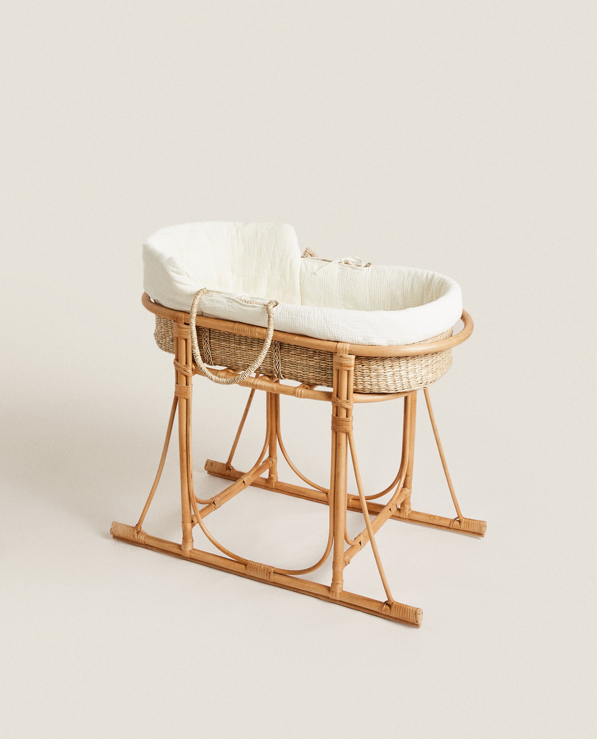 Rattan Baby Cradle 10