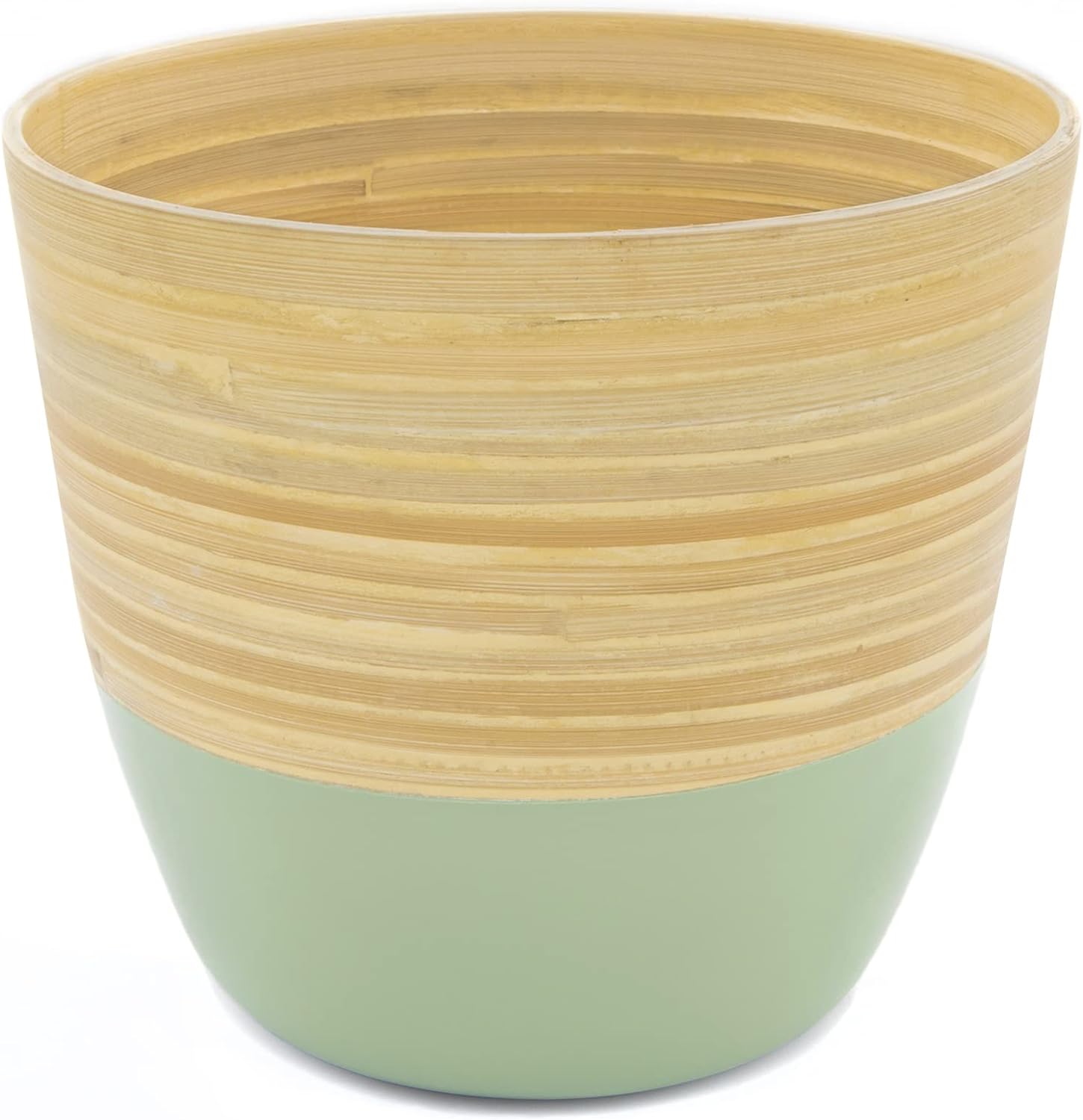 Spun Bamboo Vase / Plant Pot 11