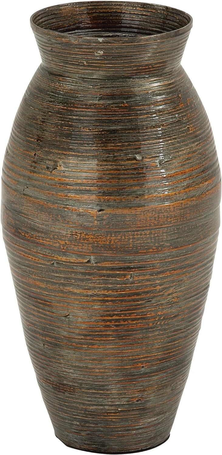 Spun Bamboo Vase / Plant Pot 12