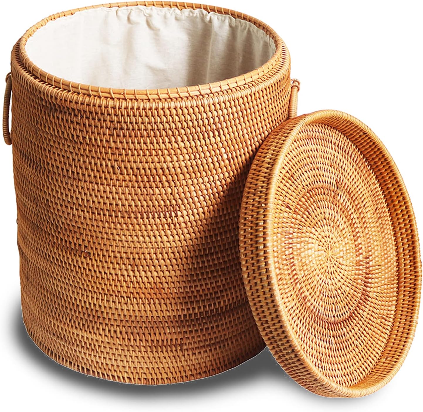 Rattan Laundry Hamper 02