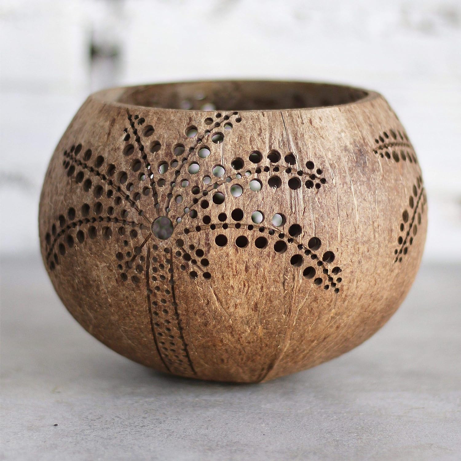 Coconut Candle Holder 08