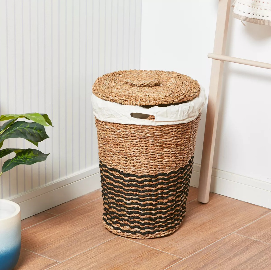 Soft Seagrass Laundry Hamper 05