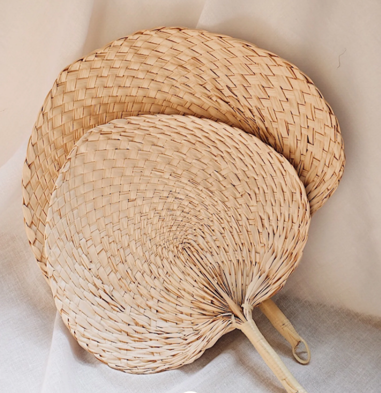 Palm Leaf Handfan 04