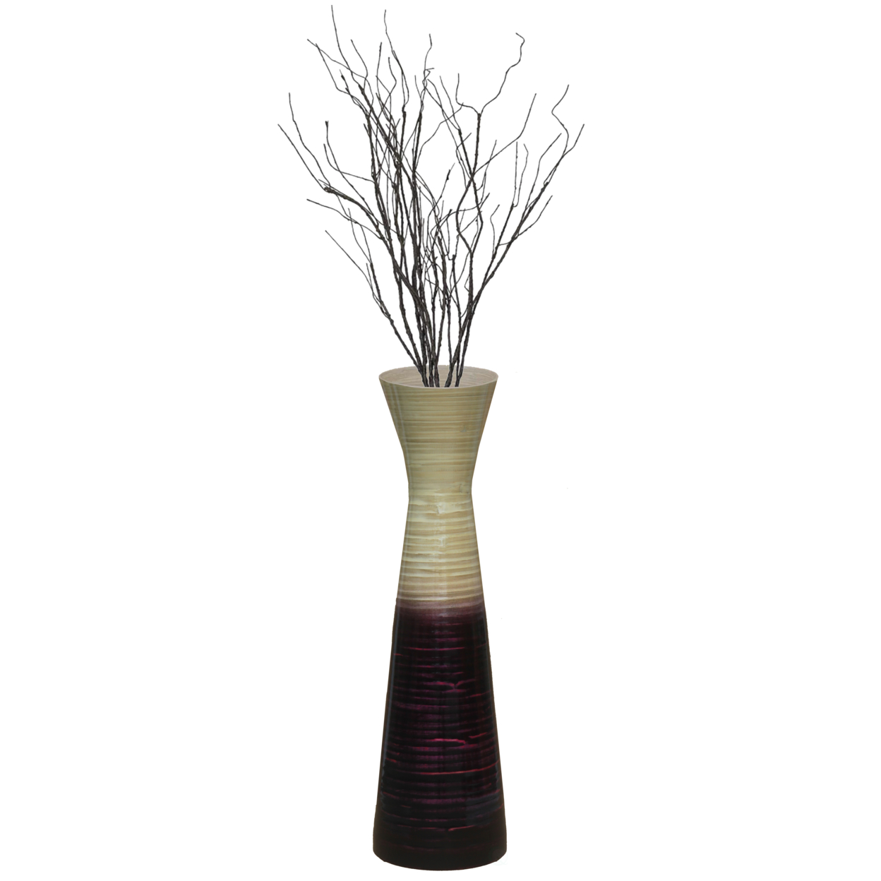 Spun Bamboo Vase / Plant Pot 03