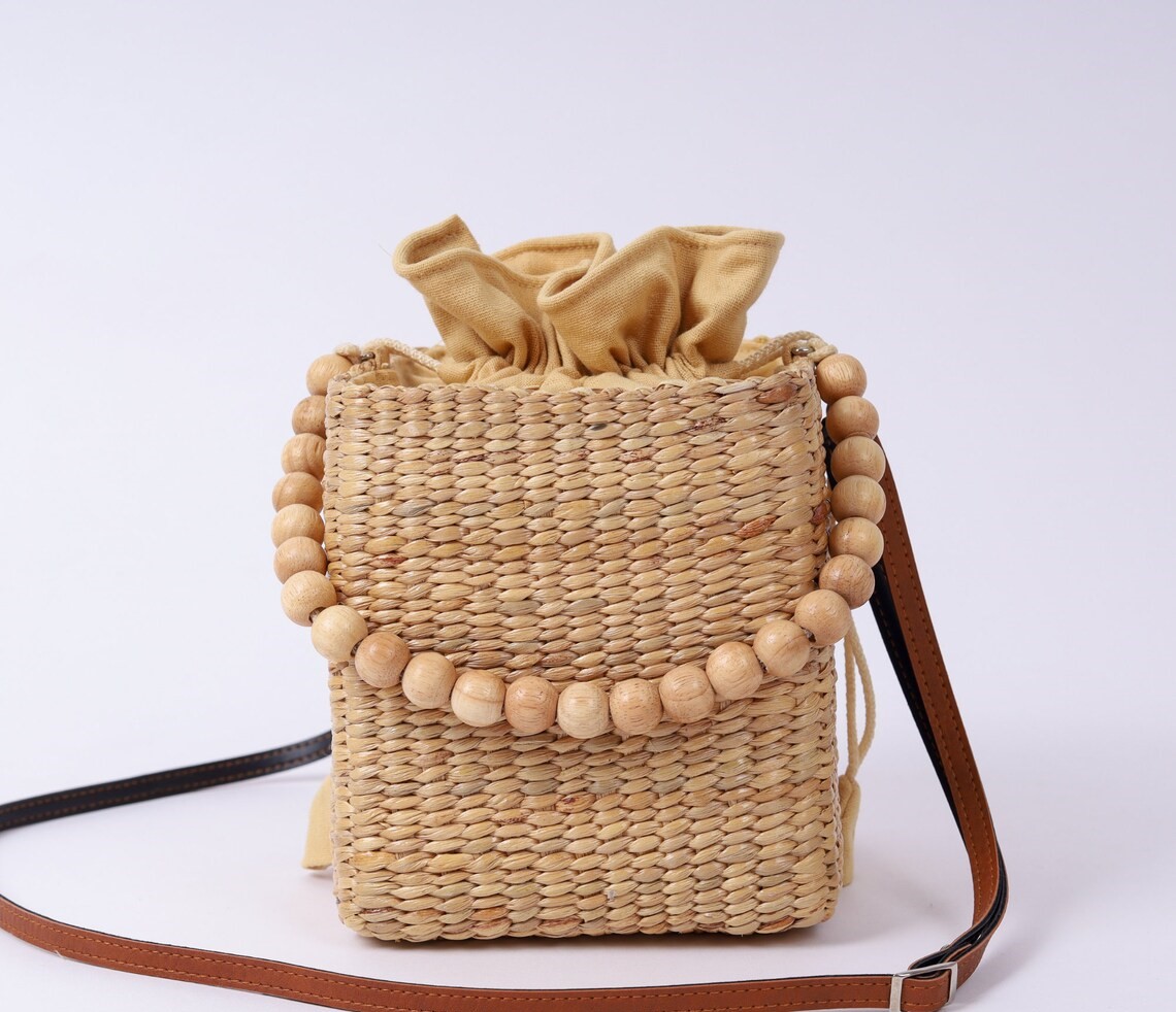 Water Hyacinth Hand Bag 08