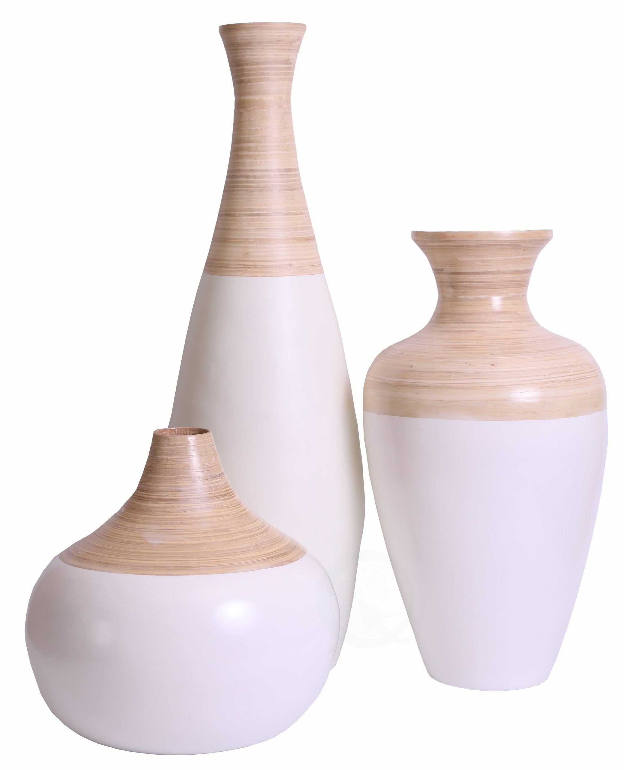 Spun Bamboo Vase / Plant Pot 05