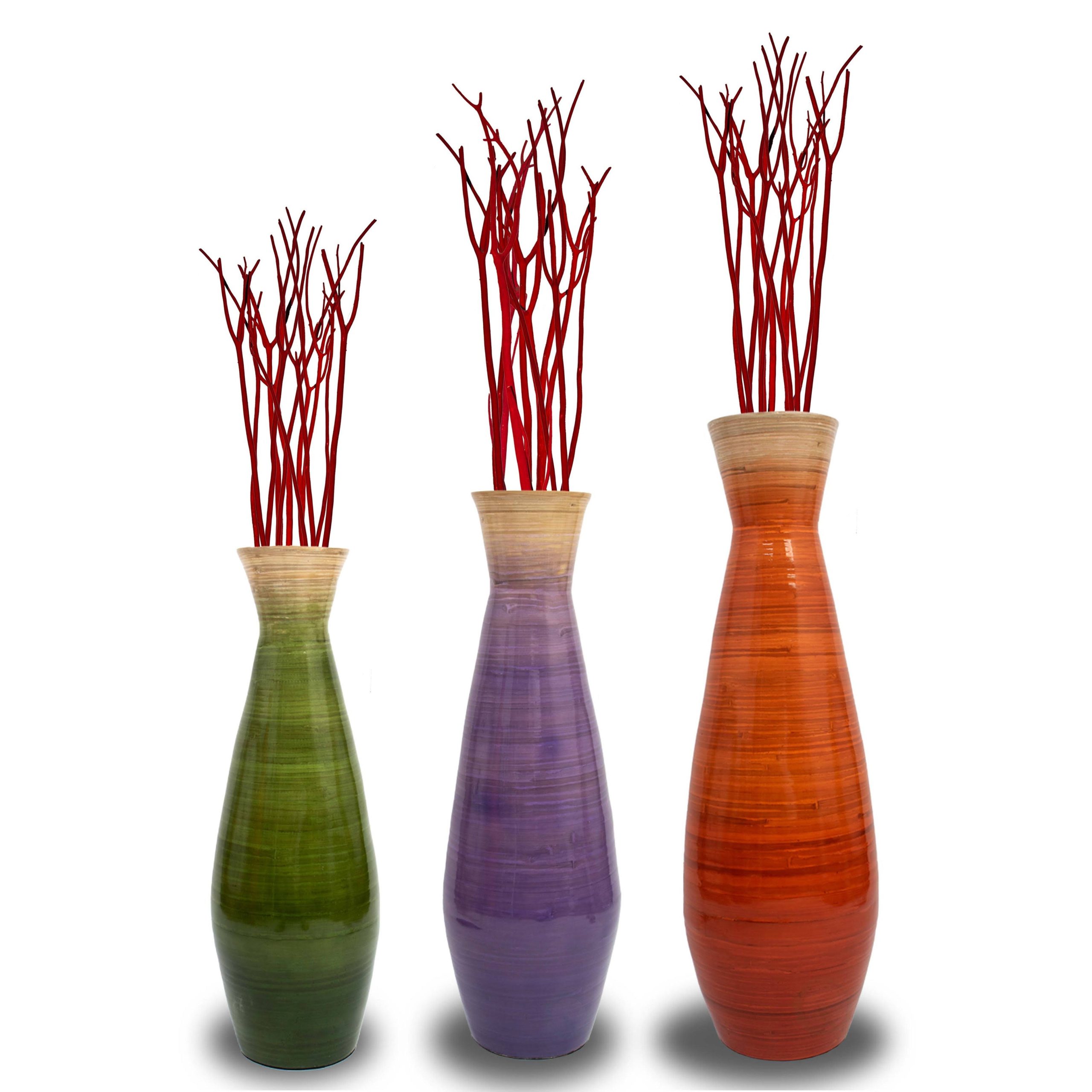 Spun Bamboo Vase / Plant Pot 04