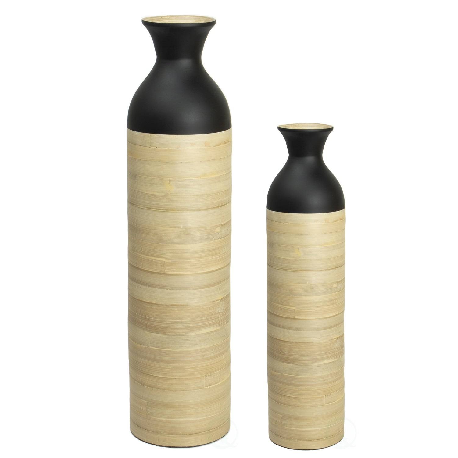 Spun Bamboo Vase / Plant Pot 09