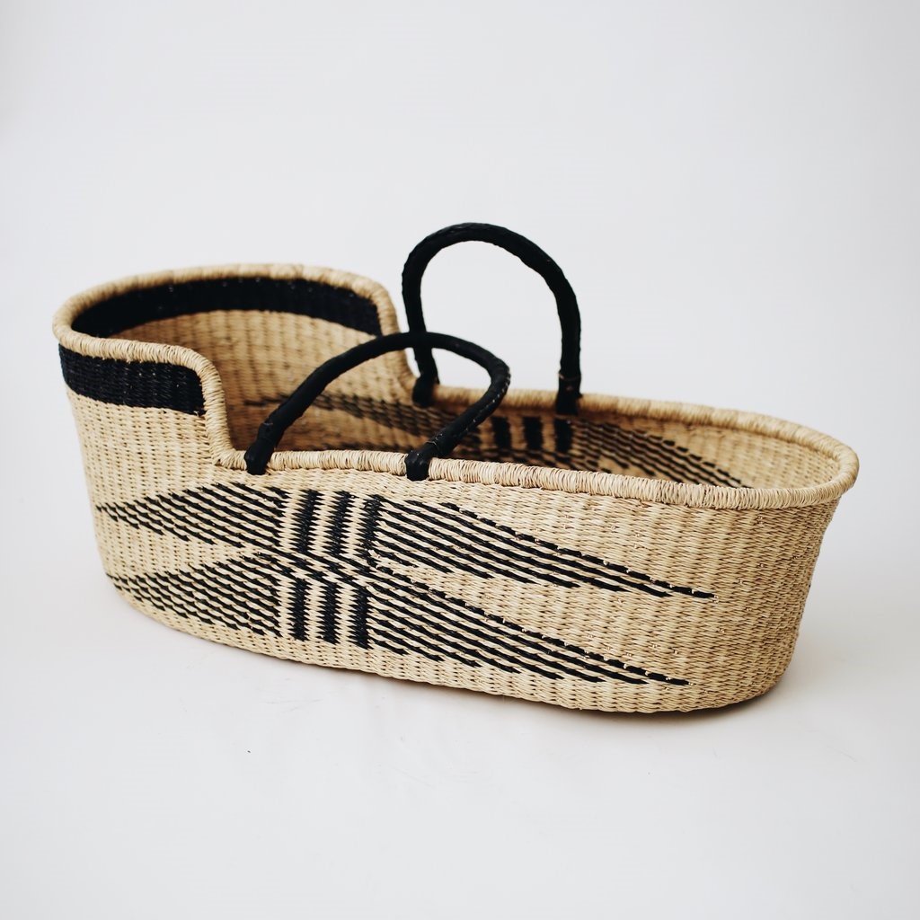 Strong Seagrass Baby Moses Basket 07