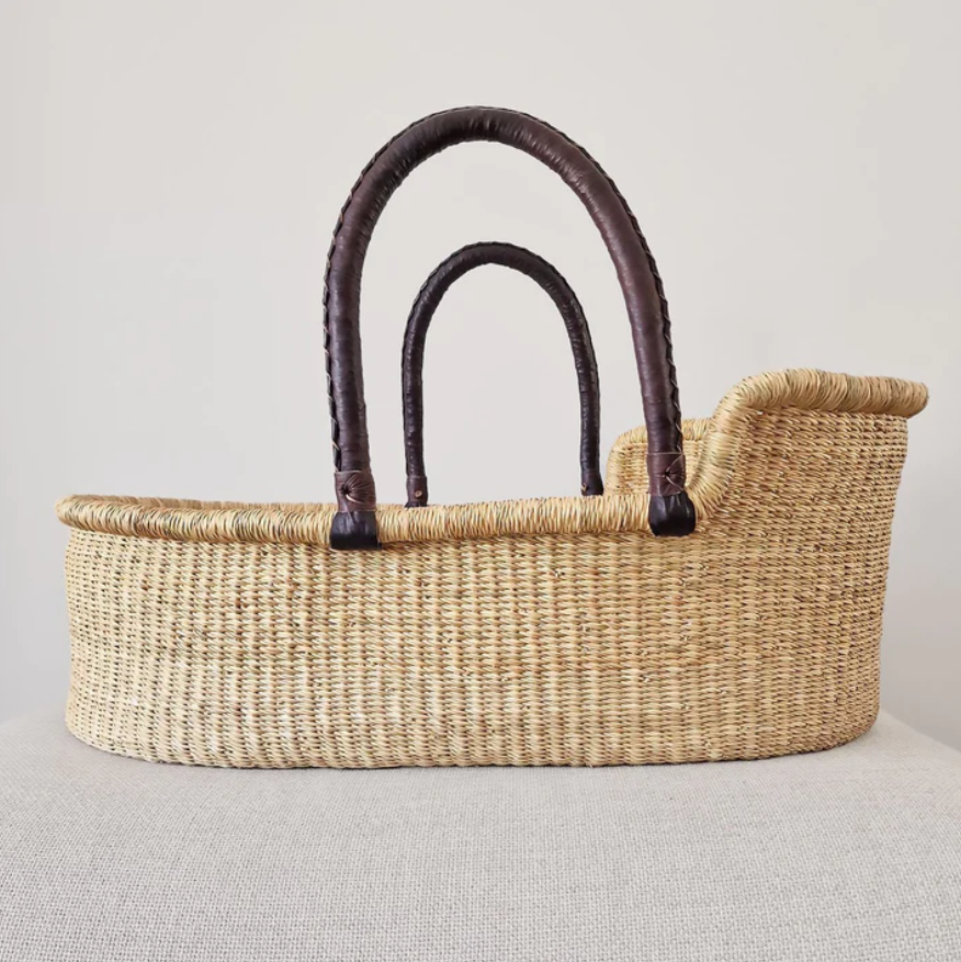 Strong Seagrass Baby Moses Basket 10